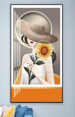 File tranh File tranh hiện đại pha lê gương KF92934 (bản gốc) in canvas