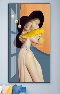 File tranh trang trí File tranh hiện đại pha lê gương KF92938 (tải file gốc)