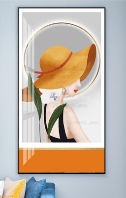 File tranh File tranh hiện đại pha lê gương KF92940 (gốc) chủ đề thiên nhiên