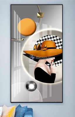 File tranh gốc File tranh hiện đại pha lê gương KF92941 (bản đẹp) độc quyền