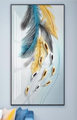 Ảnh gốc File tranh hiện đại pha lê gương KF92978 (độ nét cao) in mica