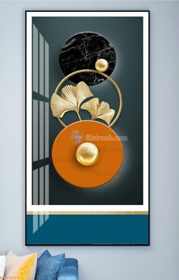 Tải file File tranh hiện đại pha lê gương KF93023 (PSD) cho in ấn quảng cáo