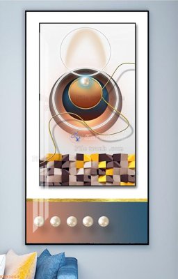 File gốc File tranh hiện đại pha lê gương KF93063 (in 3D) nghệ thuật