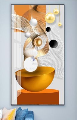 Tải file File tranh hiện đại pha lê gương KF93080 (gốc) in tranh tráng gương