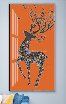 File gốc File tranh hiện đại pha lê gương KF93114 (cho in ấn) từ Filetranh.com