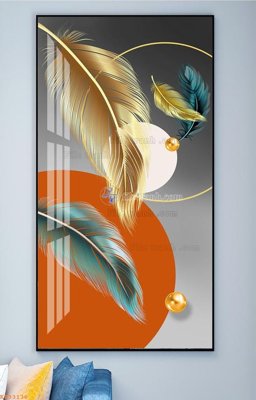 File gốc File tranh hiện đại pha lê gương KF93136 (AI/EPS) cho in ấn