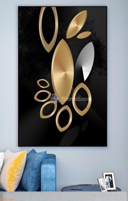 File gốc in ấn File tranh hiện đại pha lê gương KF93150 chuẩn màu CMYK