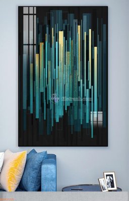 File tranh gốc File tranh hiện đại pha lê gương KF93155 (bản quyền) độc đáo