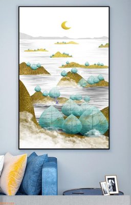 File ảnh File tranh hiện đại pha lê gương KF93168 (gốc) cho trang trí nội thất