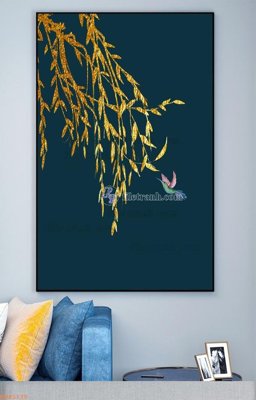 File tranh File tranh hiện đại pha lê gương KF93170 (bản gốc) treo phòng ăn