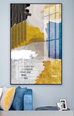 File tranh File tranh hiện đại pha lê gương KF93187 (gốc) phong cách tối giản