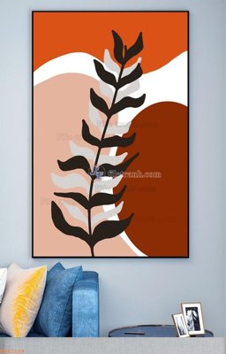 Download file File tranh hiện đại pha lê gương KF93194 (gốc) in mica đèn LED