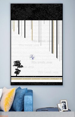 Ảnh gốc file in lụa File tranh hiện đại pha lê gương KF93229 chi tiết