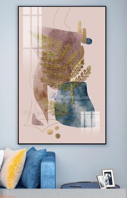 File gốc File tranh hiện đại pha lê gương KF93232 (in tráng gương) ốp tường