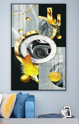 File gốc File tranh hiện đại pha lê gương KF93278 (cho in ấn) độc quyền