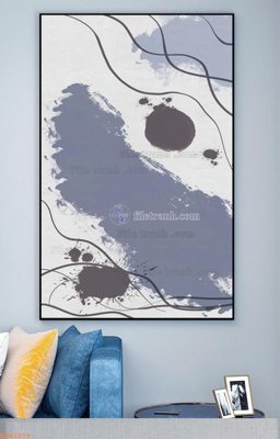 File in trần File tranh hiện đại pha lê gương KF93279 (file gốc) phong thủy