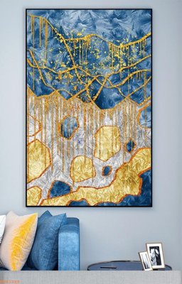 File in trần File tranh hiện đại pha lê gương KF93288 (file gốc) xuyên sáng