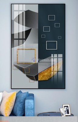 Download file ảnh gốc File tranh hiện đại pha lê gương KF93292 để in ấn