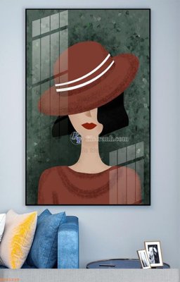 File in ấn cao cấp File tranh hiện đại pha lê gương KF93298 (file gốc)