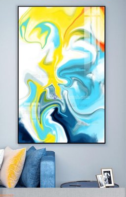 File in ấn File tranh hiện đại pha lê gương KF93303 (bản gốc) cao cấp