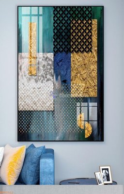 File ảnh File tranh hiện đại pha lê gương KF93312 (gốc) in biển hiệu