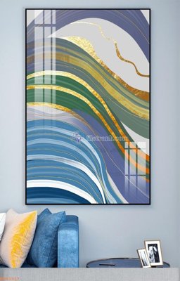 File ảnh gốc File tranh hiện đại pha lê gương KF93317 không vỡ nét