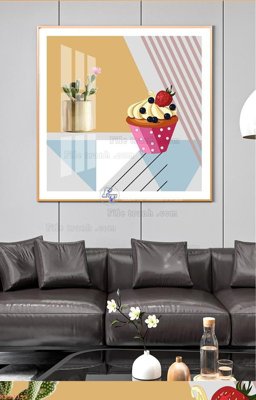 Download file File tranh hiện đại pha lê gương KF93355 (chất lượng in ấn)