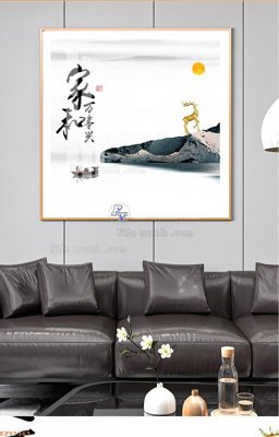 File gốc File tranh hiện đại pha lê gương KF93363 (chuẩn màu) cho in offset