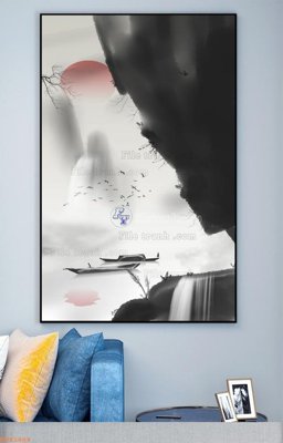 Download file File tranh hiện đại pha lê gương KF93404 (gốc) in mica bàn thờ