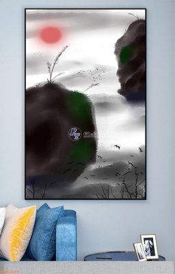 File tranh gốc File tranh hiện đại pha lê gương KF93430 (bản quyền) file PSD