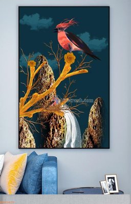 Tải file gốc File tranh hiện đại pha lê gương KF93470 (bản PSD) chỉnh sửa được