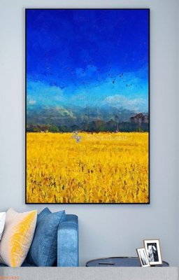 File tranh File tranh hiện đại pha lê gương KF93491 (bản gốc) trang trí văn phòng