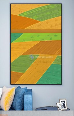 File gốc File tranh hiện đại pha lê gương KF93505 (PNG) không nền chất lượng