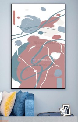 File tranh File tranh hiện đại pha lê gương KF93525 (gốc) chủ đề thiên nhiên