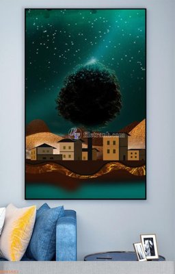 Tải file gốc File tranh hiện đại pha lê gương KF93551 (để in lụa)