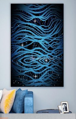 File gốc File tranh hiện đại pha lê gương KF93559 (in 3D) cho trang trí