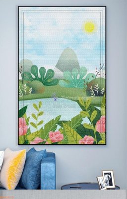 File tranh File tranh hiện đại pha lê gương KF93573 (ảnh gốc) in trần xuyên sáng