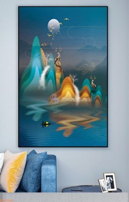 Hình ảnh file gốc File tranh hiện đại pha lê gương KF93581 (chất lượng cao)