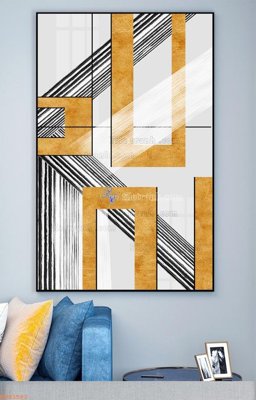 File tranh File tranh hiện đại pha lê gương KF93582 (bản gốc) in lụa 5D