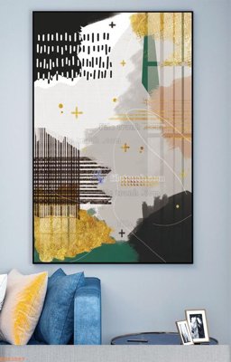 File ảnh File tranh hiện đại pha lê gương KF93587 (gốc) in quảng cáo ngoài trời