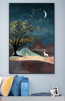 Tệp tin gốc File tranh hiện đại pha lê gương KF93612 (dùng cho in) File tranh hiện đại pha lê gương KF93612