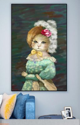 File in trần File tranh hiện đại pha lê gương KF93660 (file gốc) phong thủy