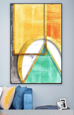 Download file gốc File tranh hiện đại pha lê gương KF93675 (in lụa) cao cấp