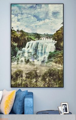 Tải file File tranh hiện đại pha lê gương KF93693 (ảnh gốc) in gạch 3D