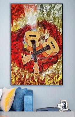 File ảnh File tranh hiện đại pha lê gương KF93712 (gốc) in biển hiệu