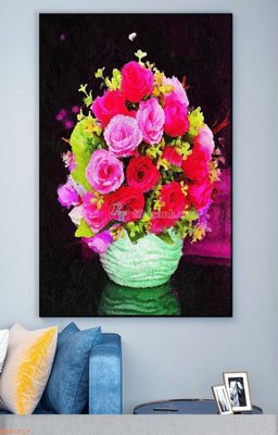 File tranh File tranh hiện đại pha lê gương KF93717 (ảnh gốc) không bị mờ