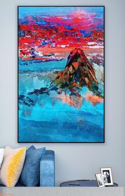 File gốc File tranh hiện đại pha lê gương KF93720 (PNG) trong suốt (transparent)