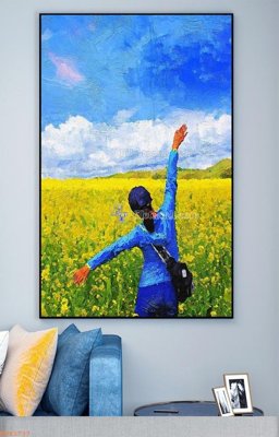 File in ấn File tranh hiện đại pha lê gương KF93737 (bản gốc) cao cấp