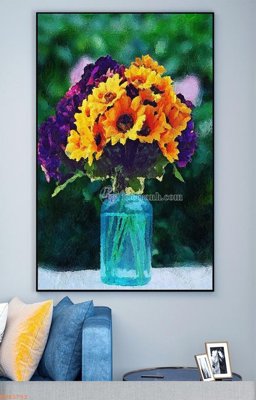 File ảnh File tranh hiện đại pha lê gương KF93752 (gốc) in backdrop sự kiện