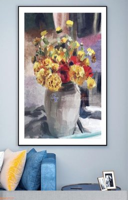 File gốc File tranh hiện đại pha lê gương KF93777 (trang trí) phòng làm việc